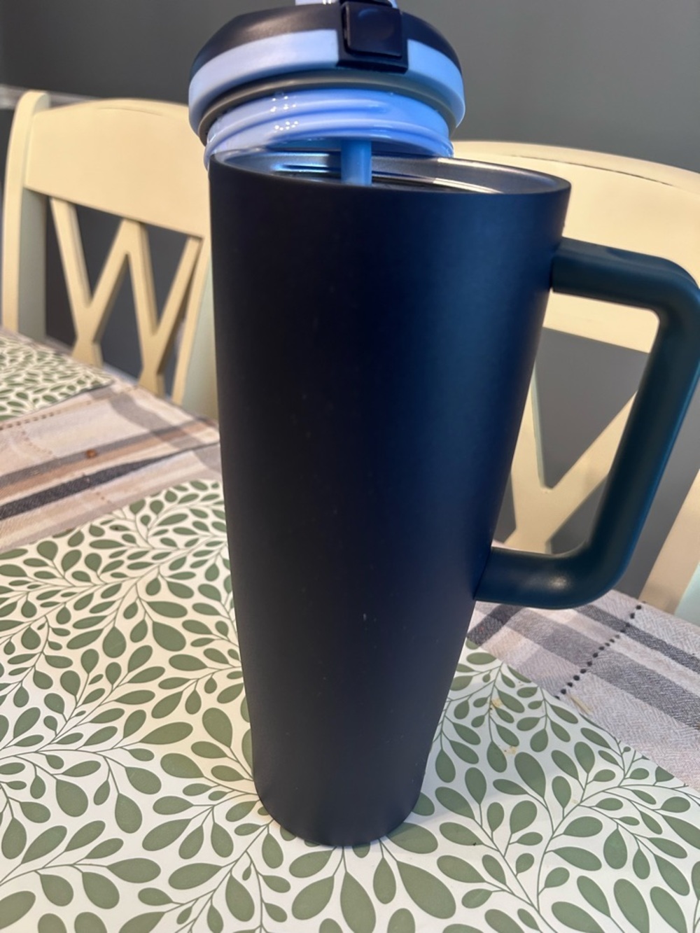 Owala 40oz Blue Stainless Steel Tumbler - Slim Travel Bottle - Picture 2 of 5